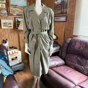London Fog Belted Trench Coat